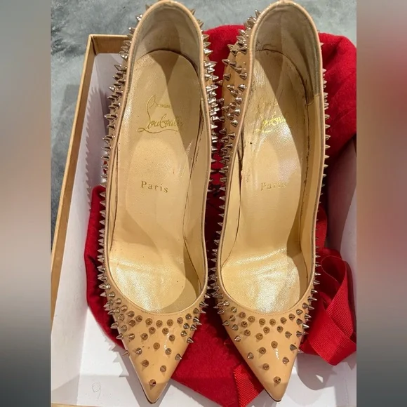 SOLD!!!! Christian Louboutin Stud Heels - Picture 5 of 5